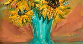 Sunflower Series: Vase